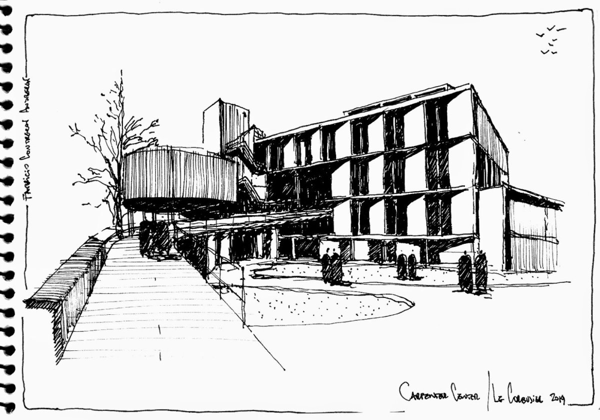 Ле Корбюзье зарисовки