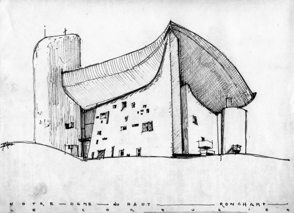 Ле Корбюзье эскизы