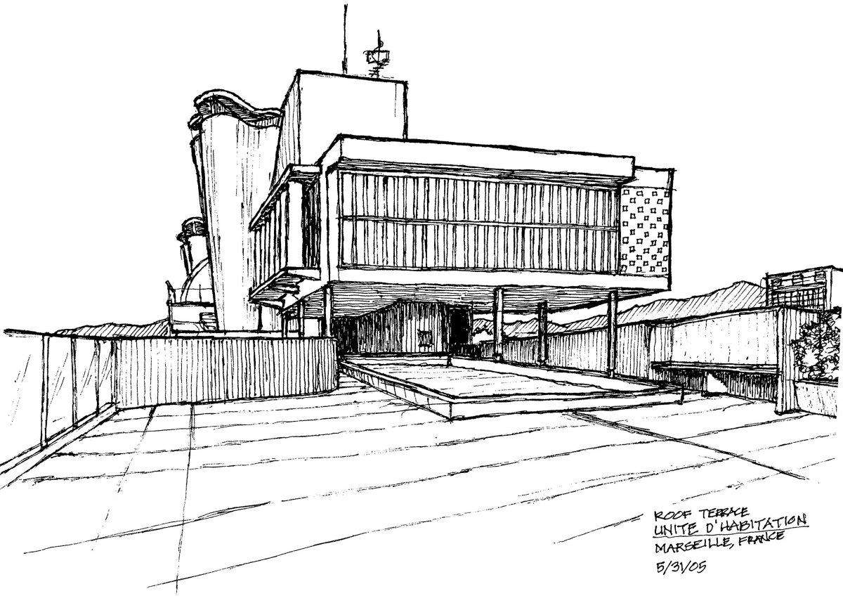 Наброски Ле Корбюзье