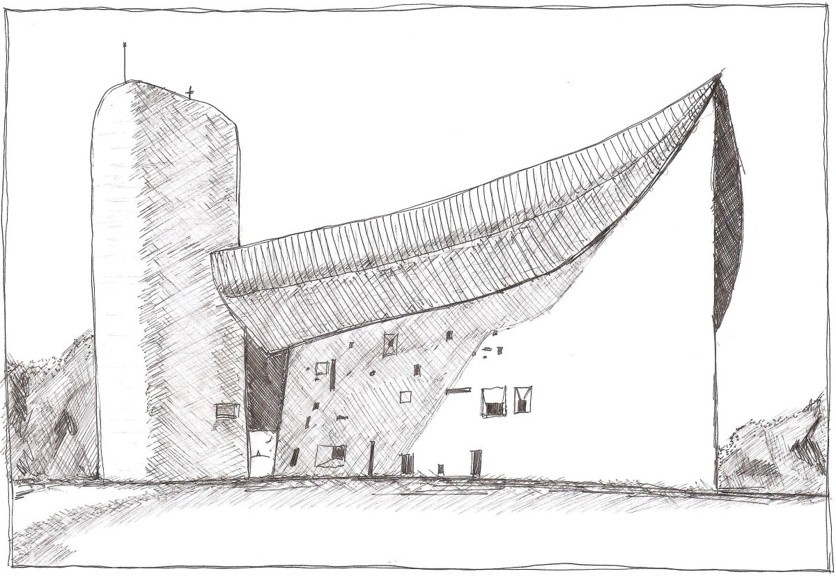 Павильон Хейди Вебер (центр Ле Корбюзье) план