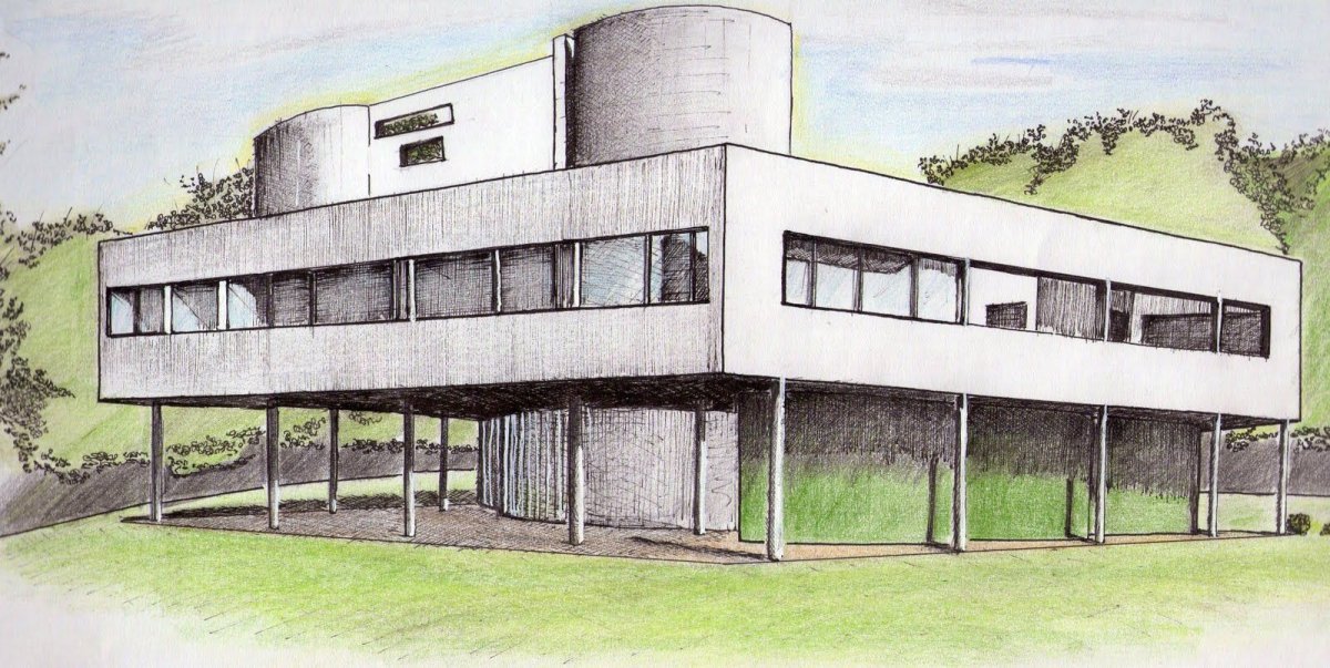 Конструктивизм Корбюзье вилла Савой