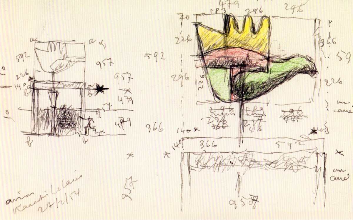 Ле Корбюзье рисунки