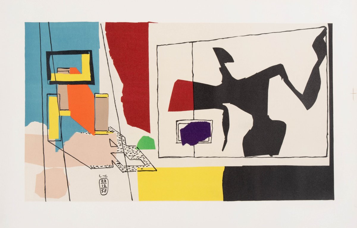 Вилла Савой Ле Корбюзье эскиз