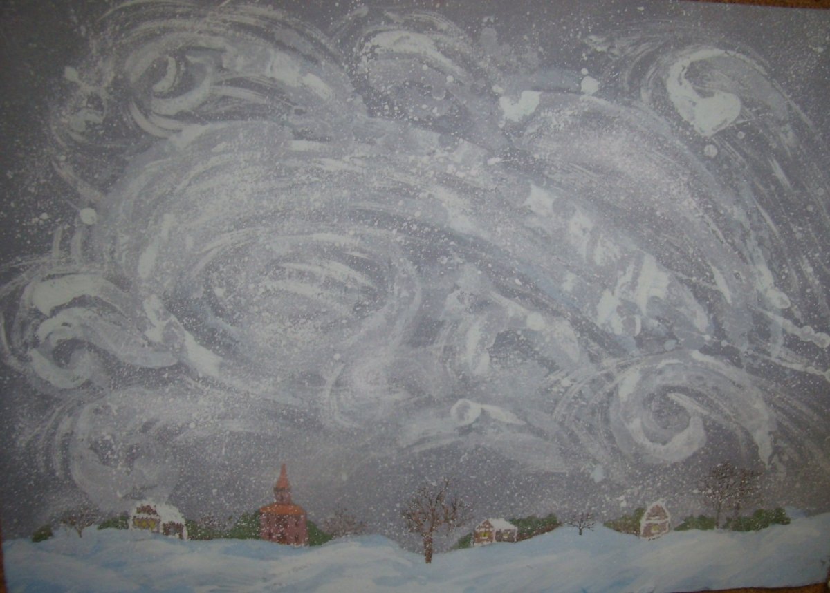 Зимний лес раскраска для детей