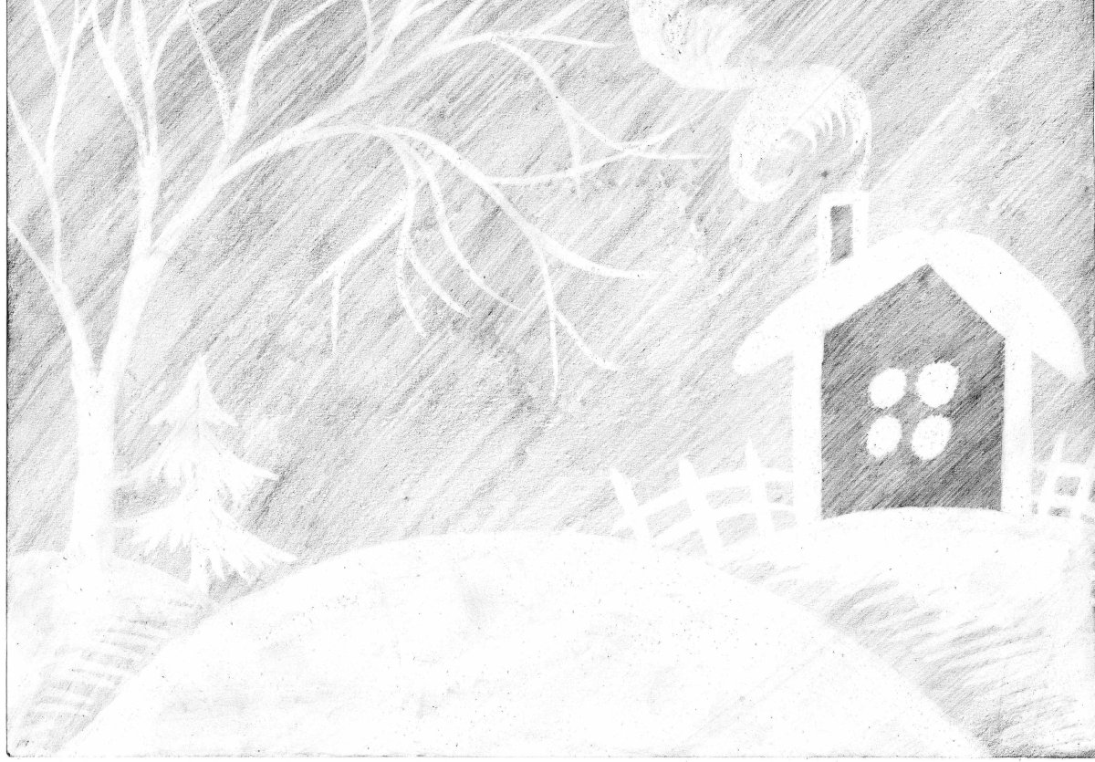 Метель раскраска для детей