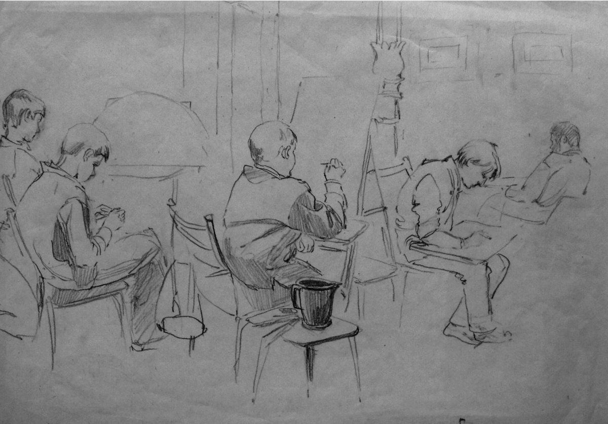 Наброски для художественной школы