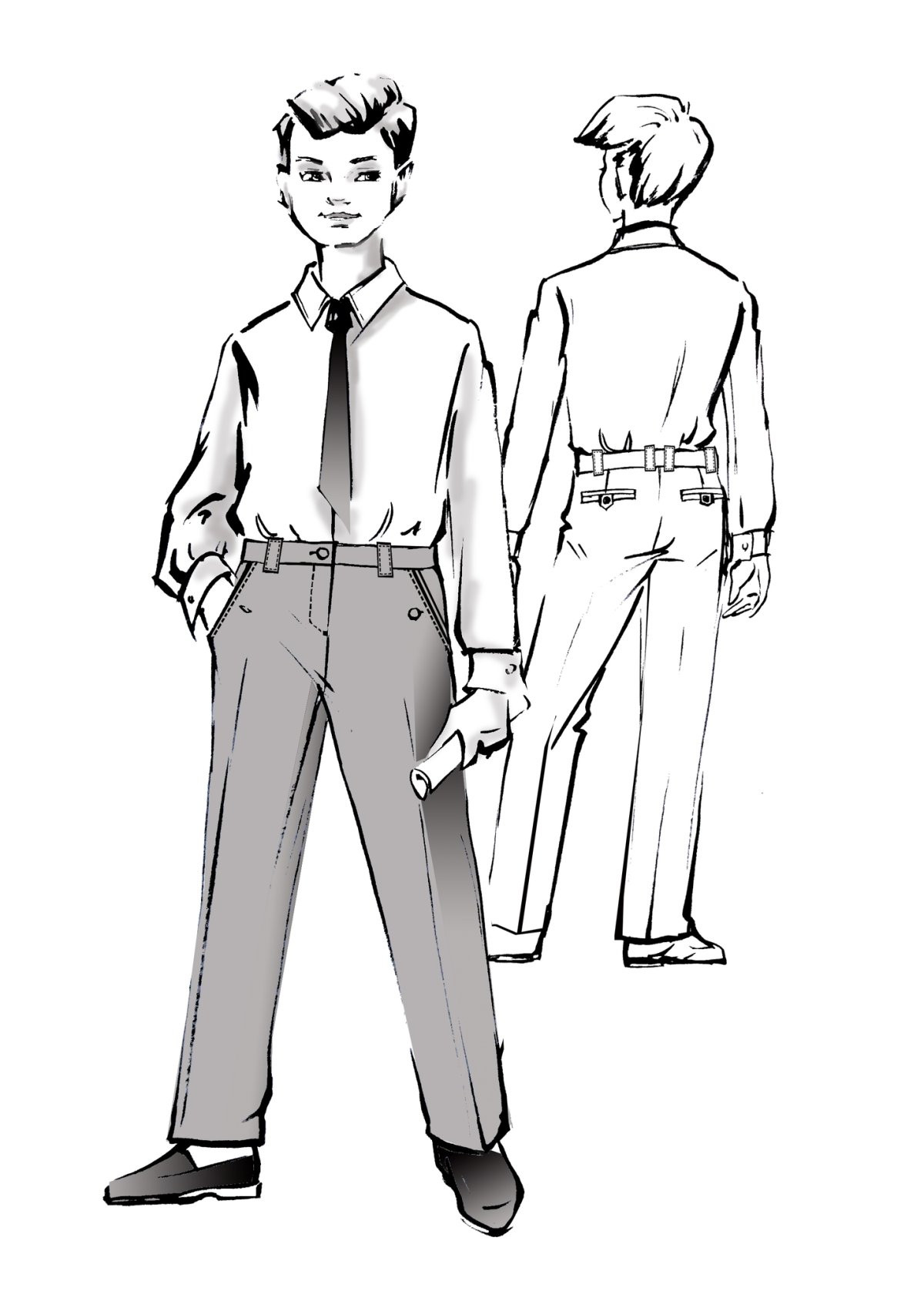 Школьная форма раскраска