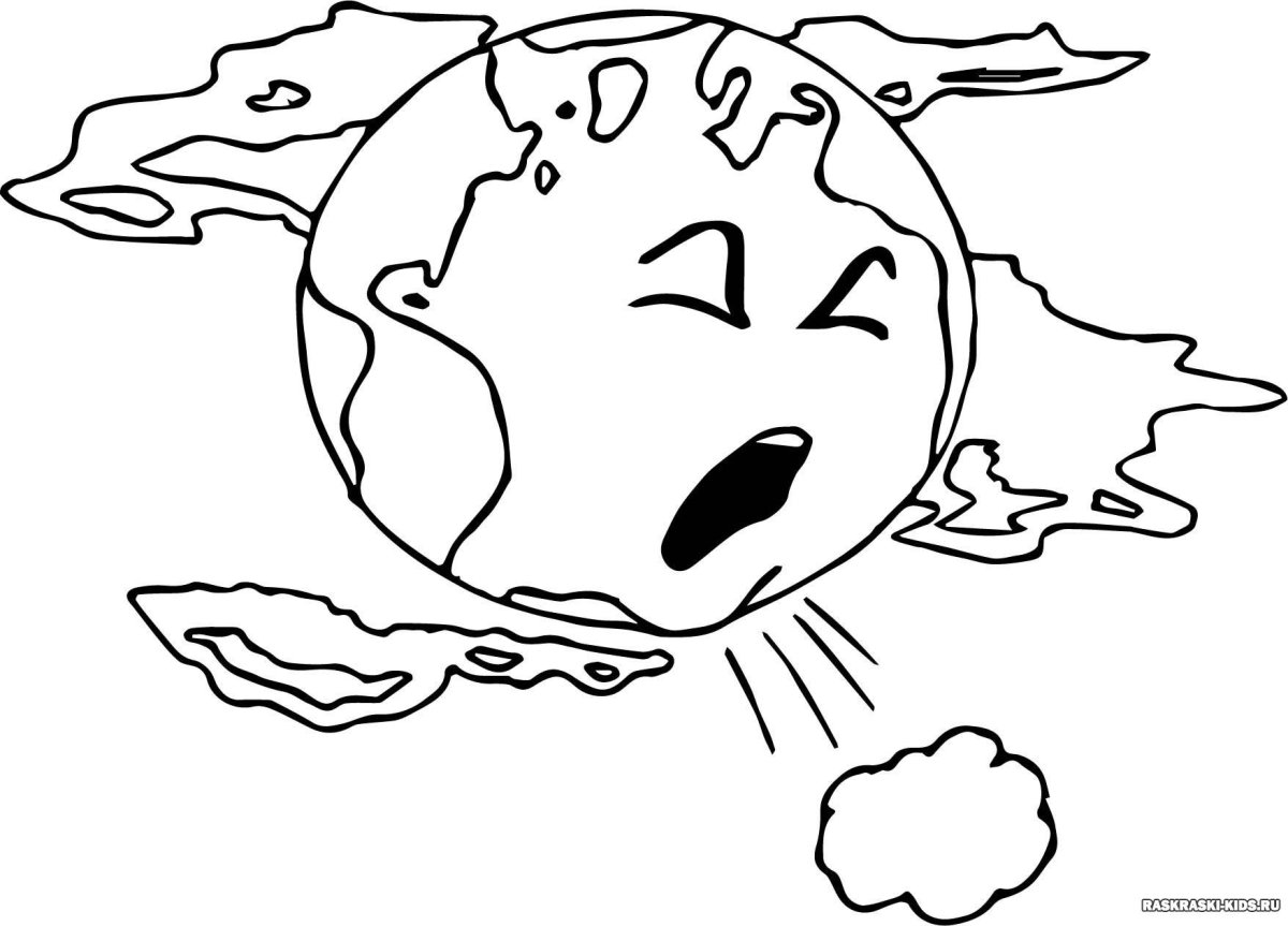 Экология раскраска