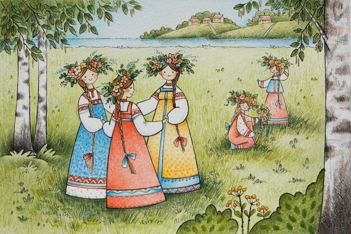 Хоровод иллюстрация