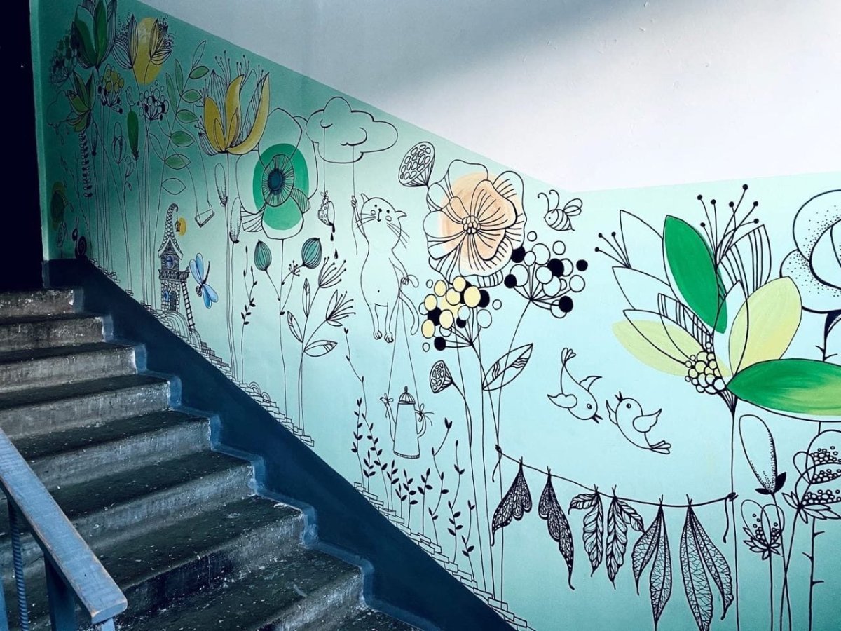 Украшение подъезда