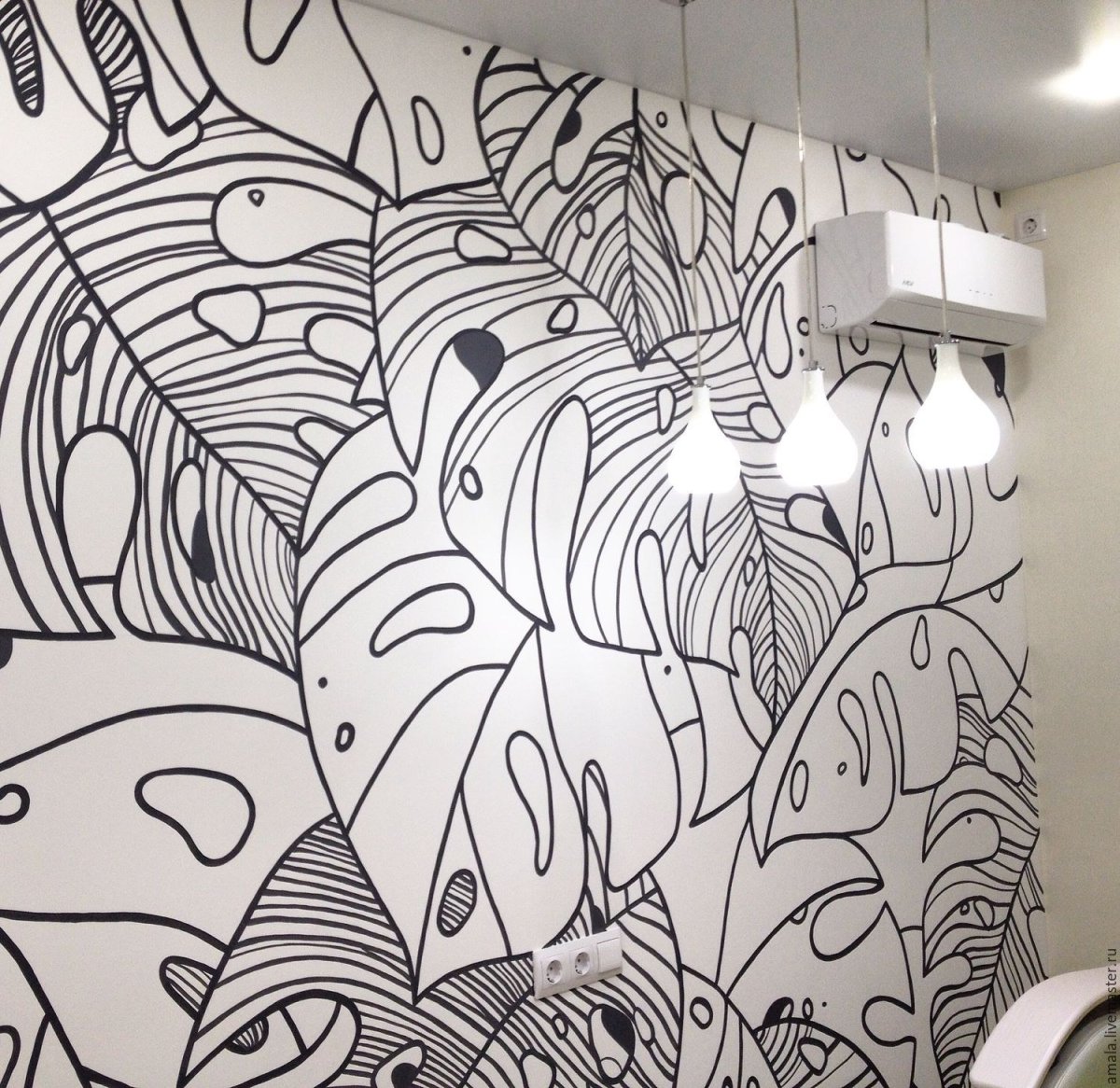 Роспись стен маркером