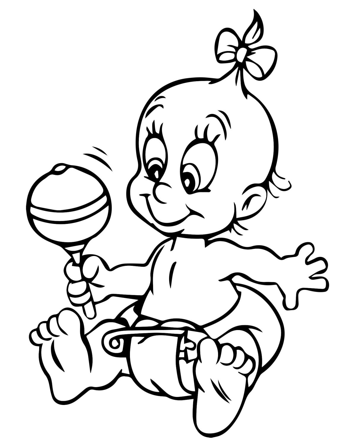 Смешные раскраски для малышей