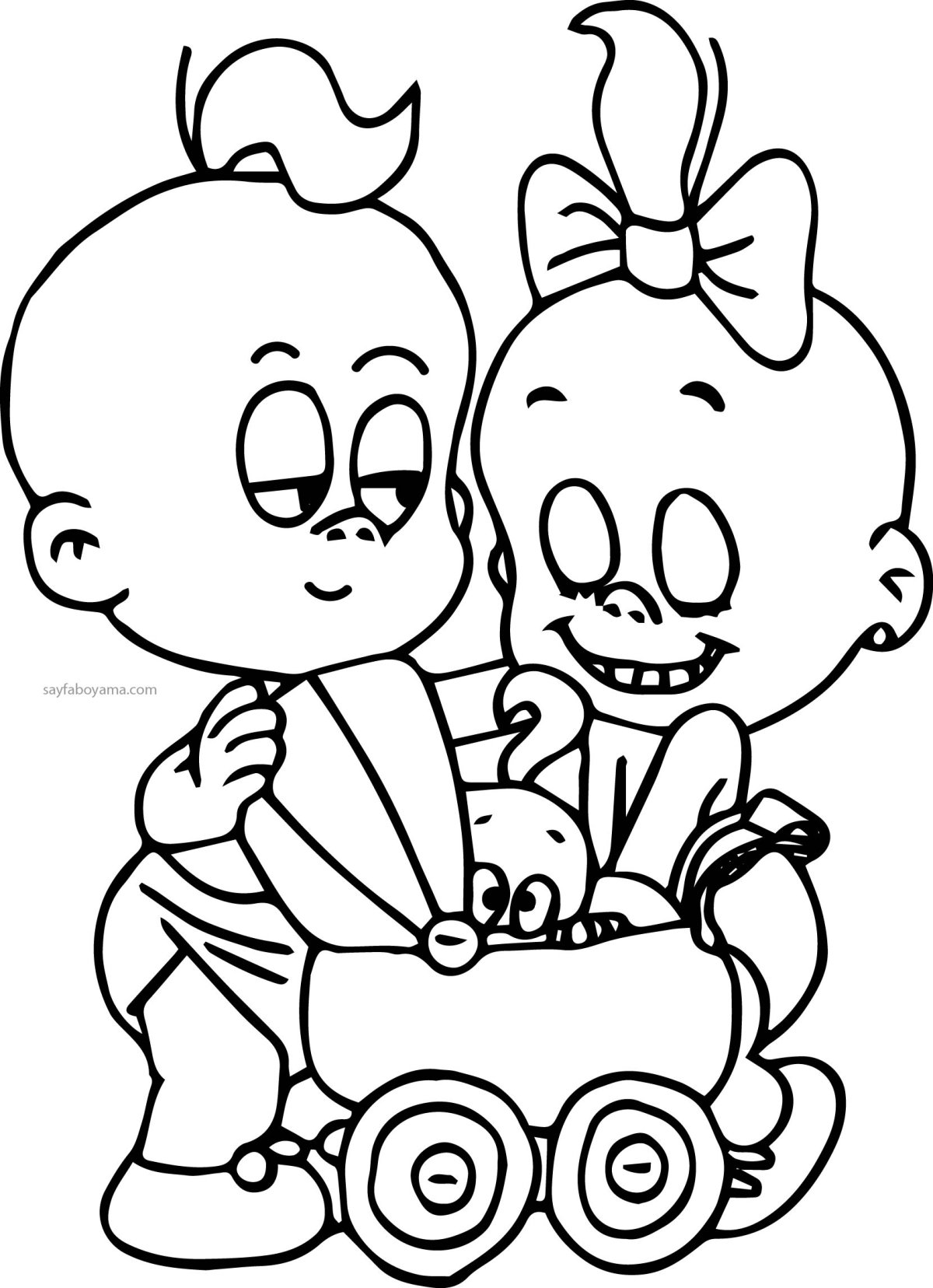 Раскраска Карапуз