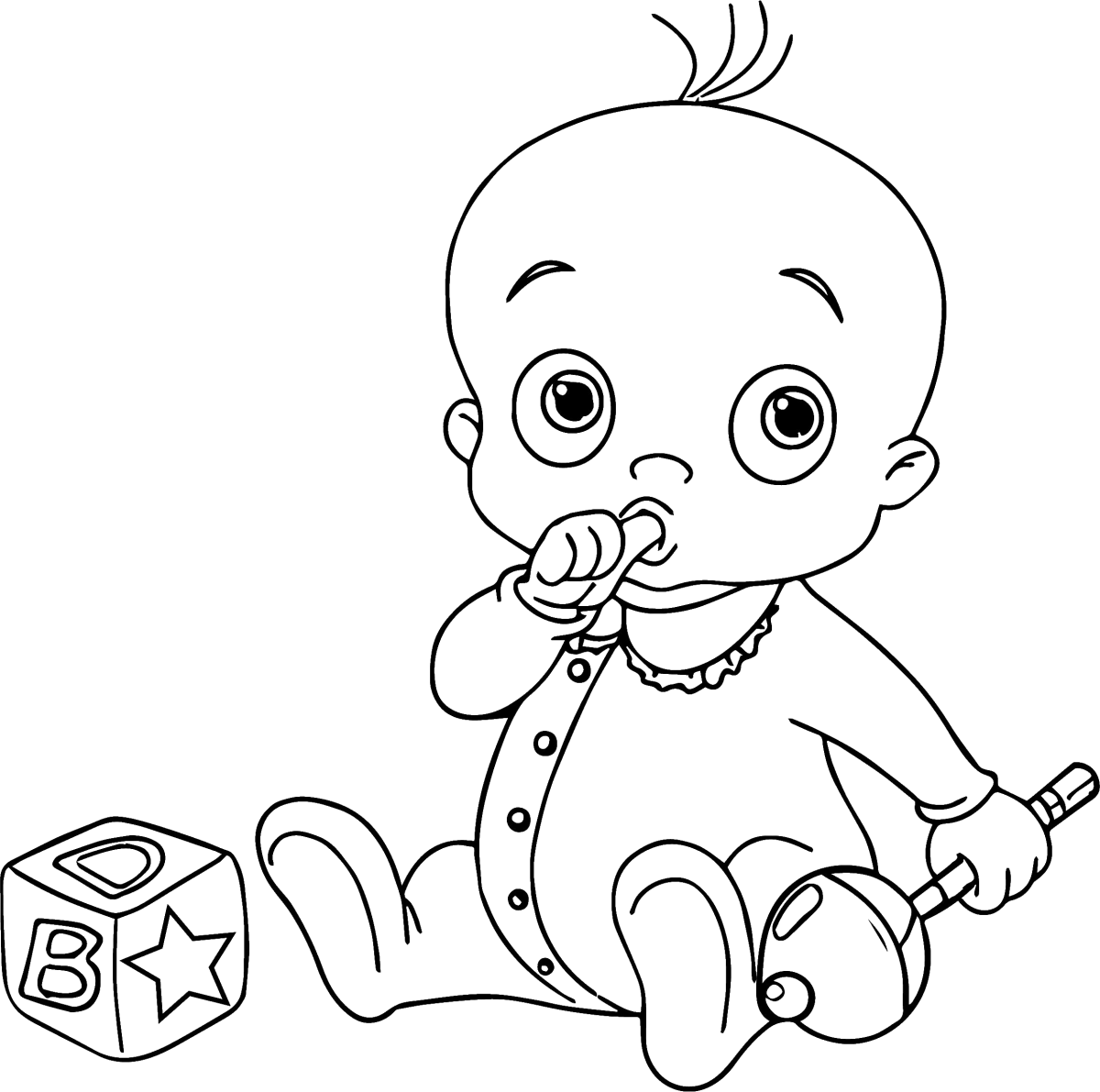 Нарисовать малыша