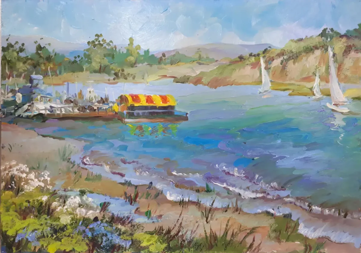 Волга река художник Самара