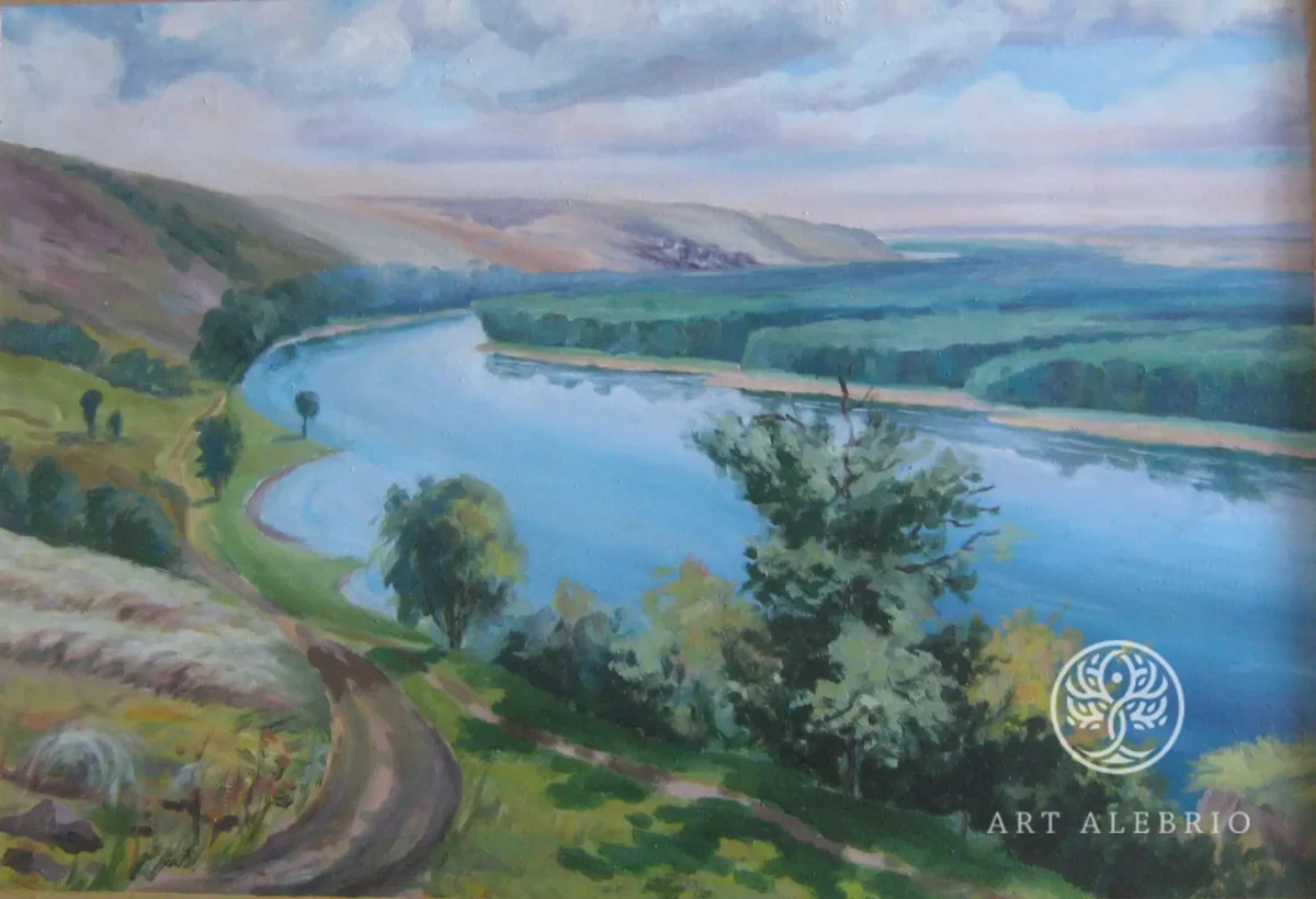 Донской край Шолохов акварель