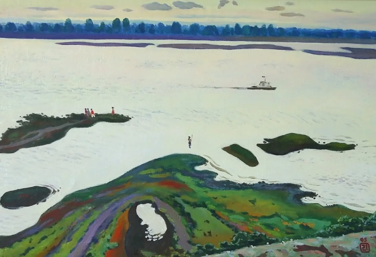 Образ реки Волга в живописи