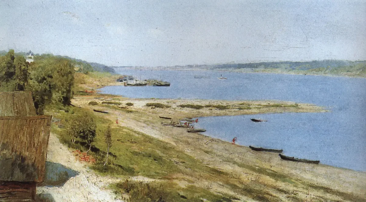 Исаак Левитан. Волга