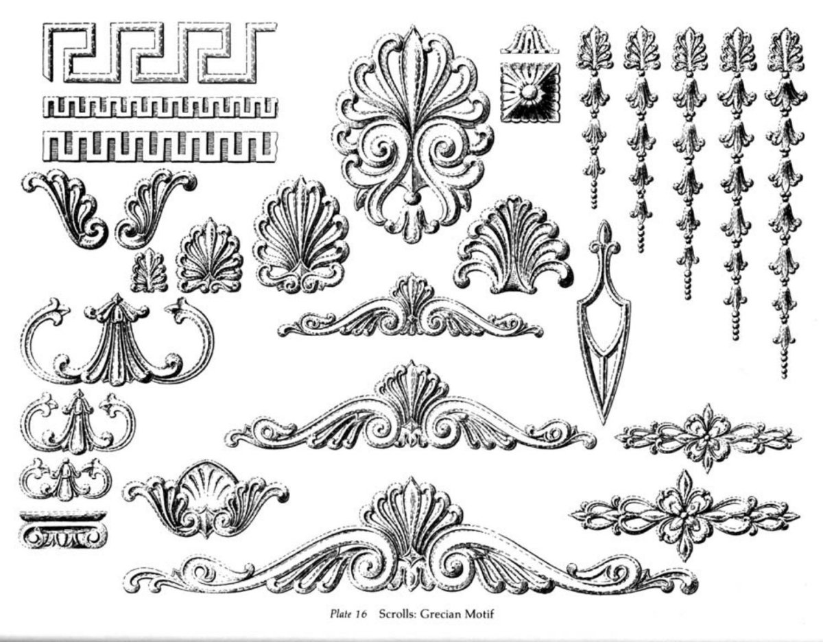 : Пальметта орнамент классицизм