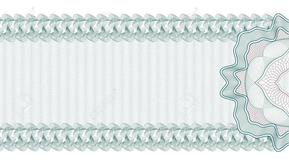 Фоновая сетка на банкнотах