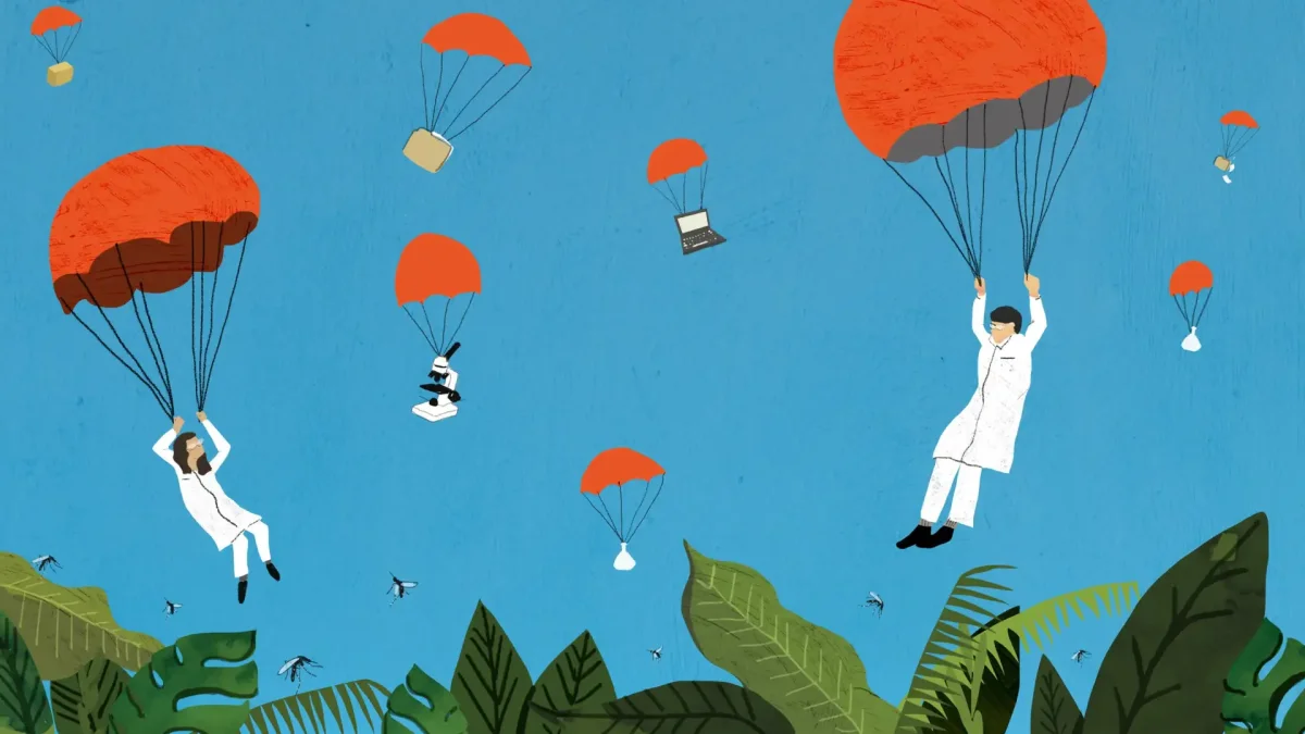 Парашютист обои