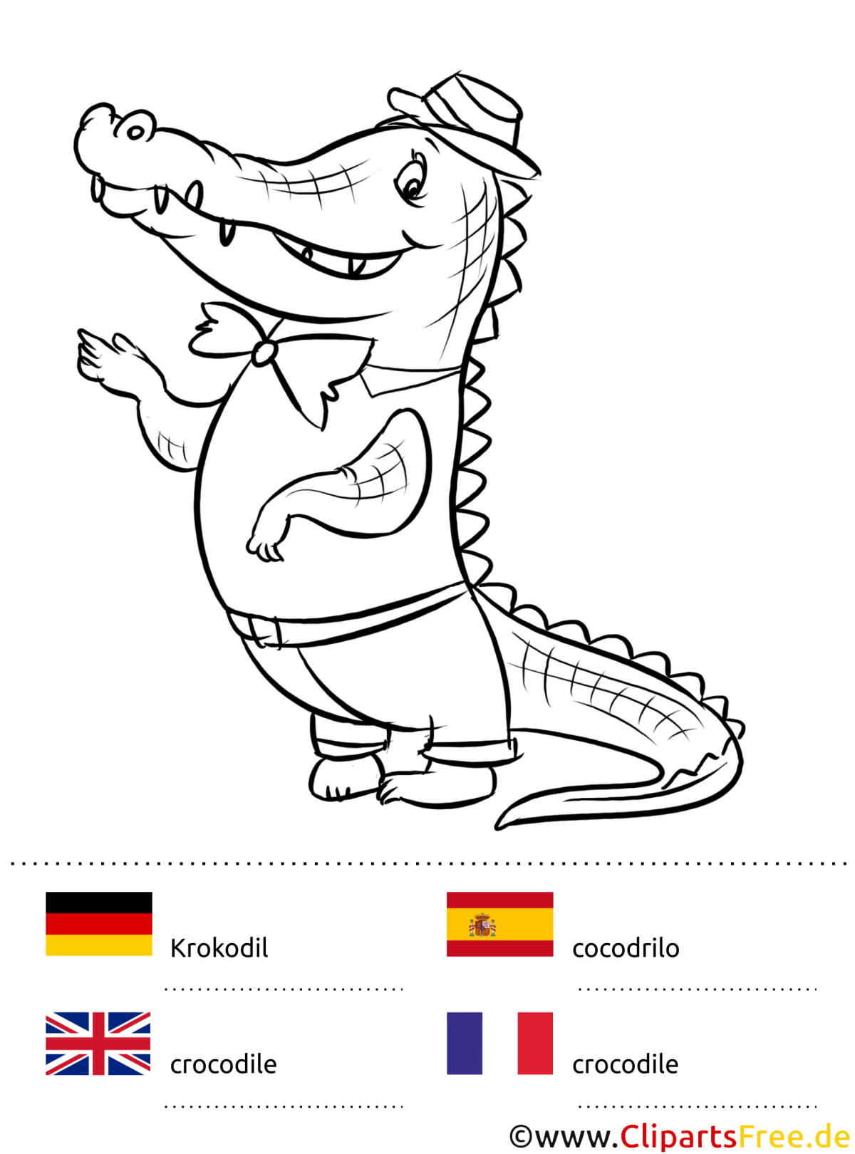 Раскраски для изучения немецкого