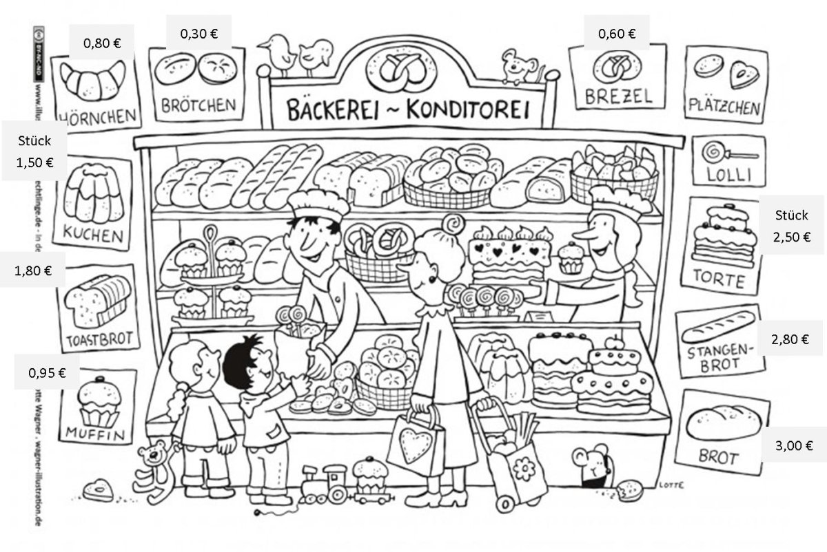 Раскраски для детей на немецком языке