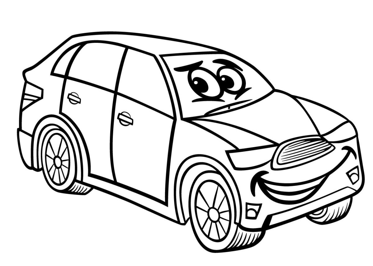 Цветовые сочетания раскраска машины