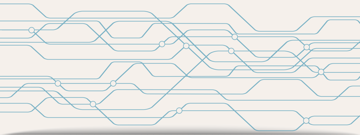 Технологичные линии на белом фоне