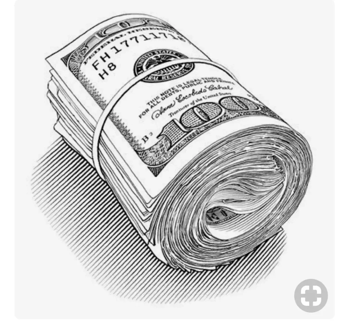 Раскраска деньги