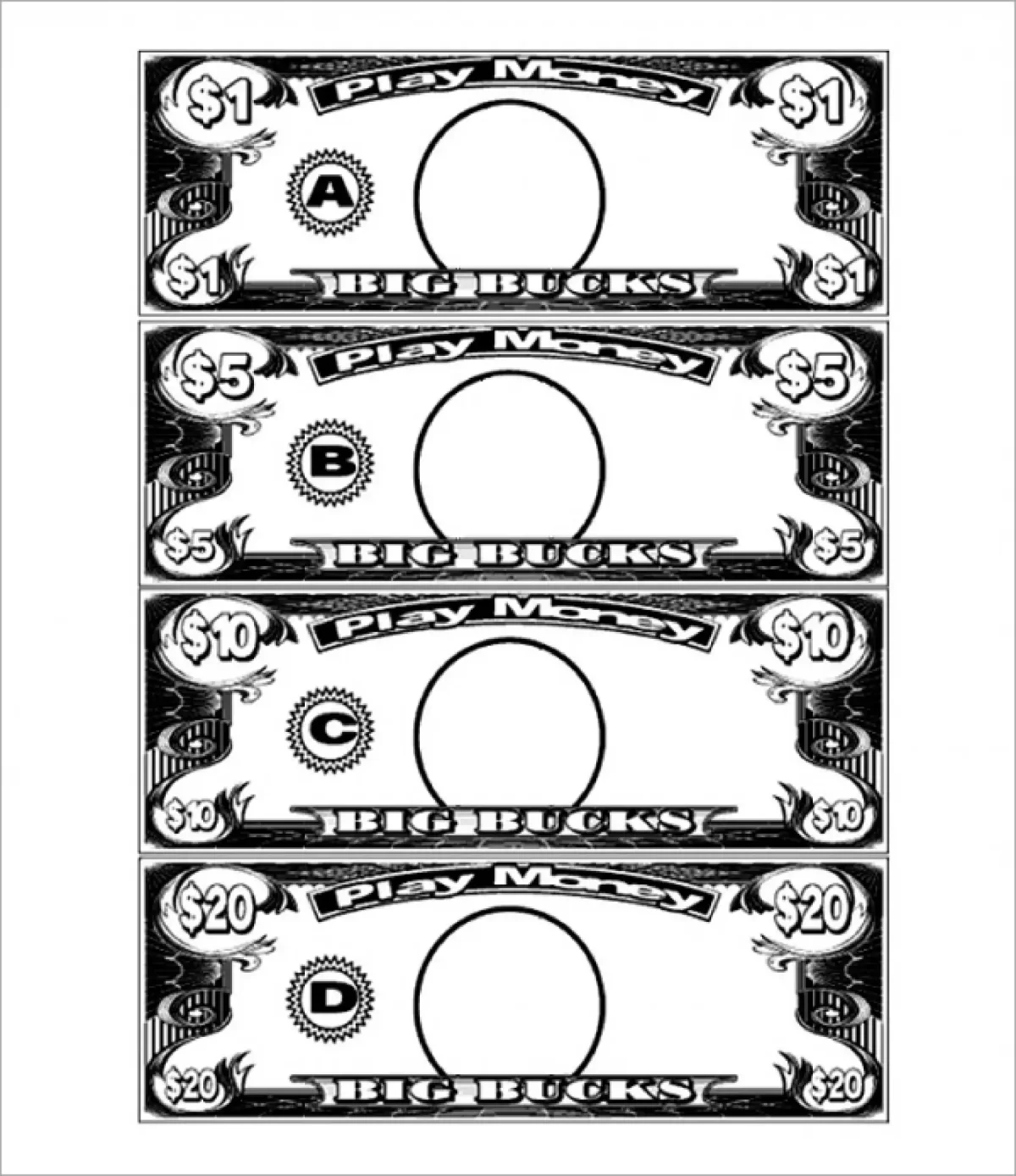 Мешок с деньгами раскраска для детей