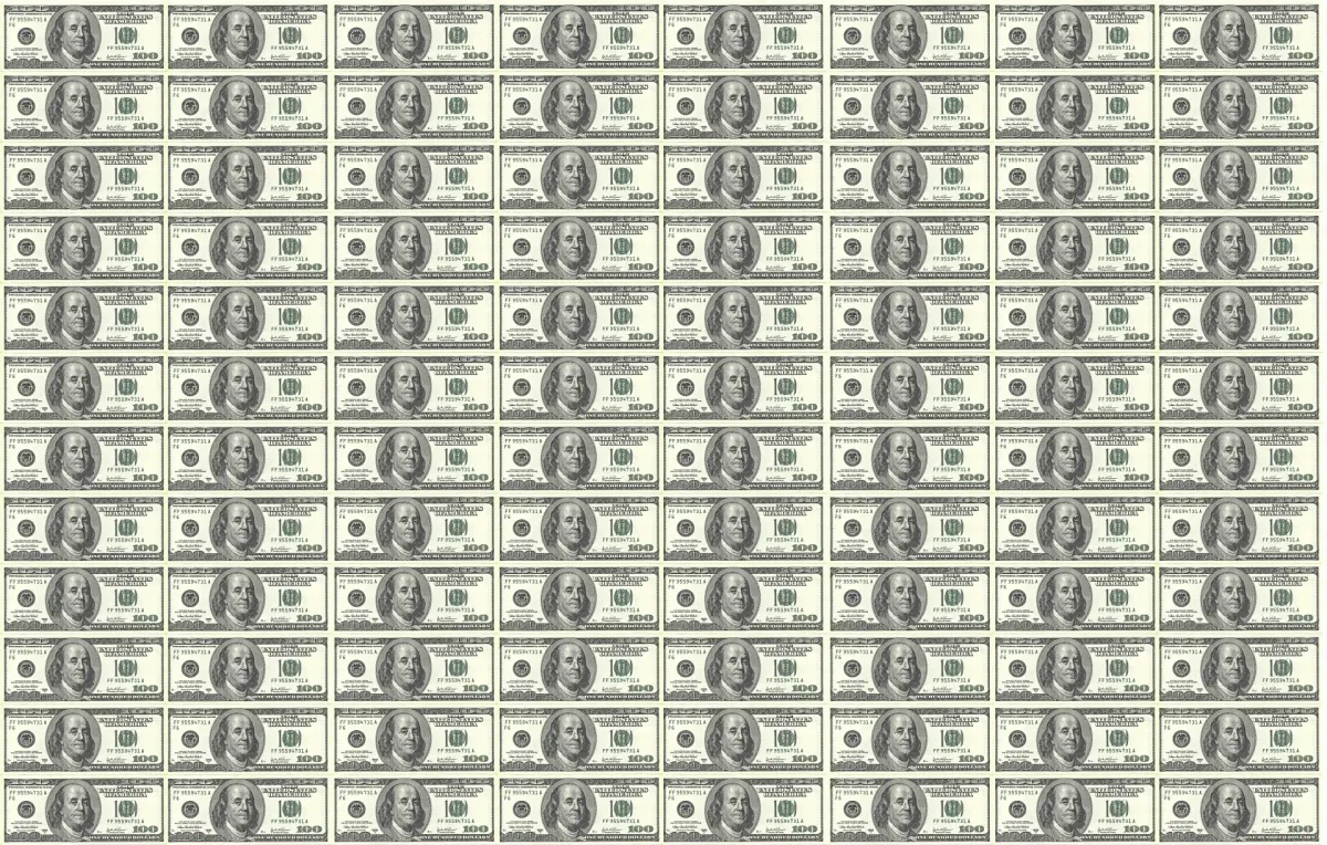 Раскраска деньги для детей