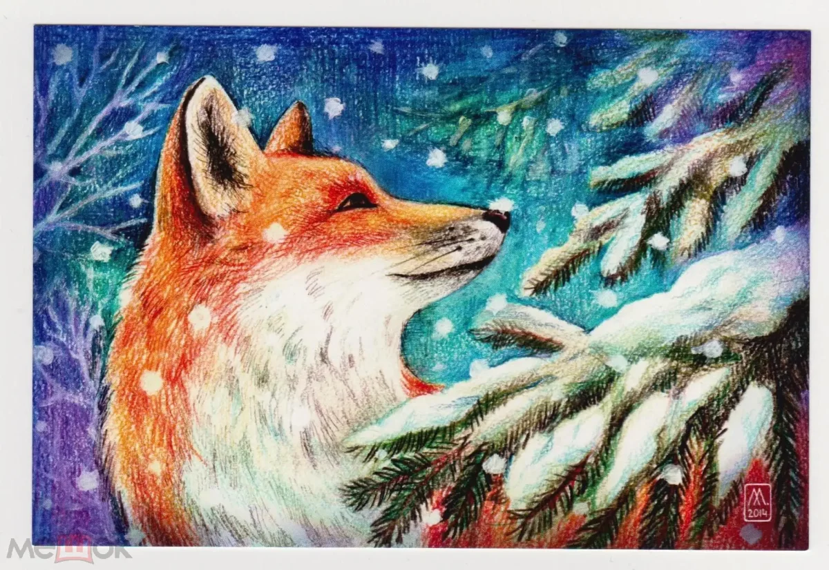 Рисование лиса-Краса