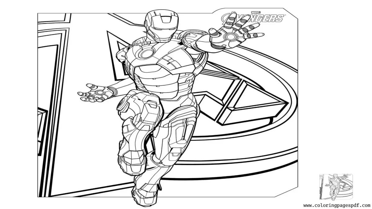 Раскраски Марвел Мстители человек муравей