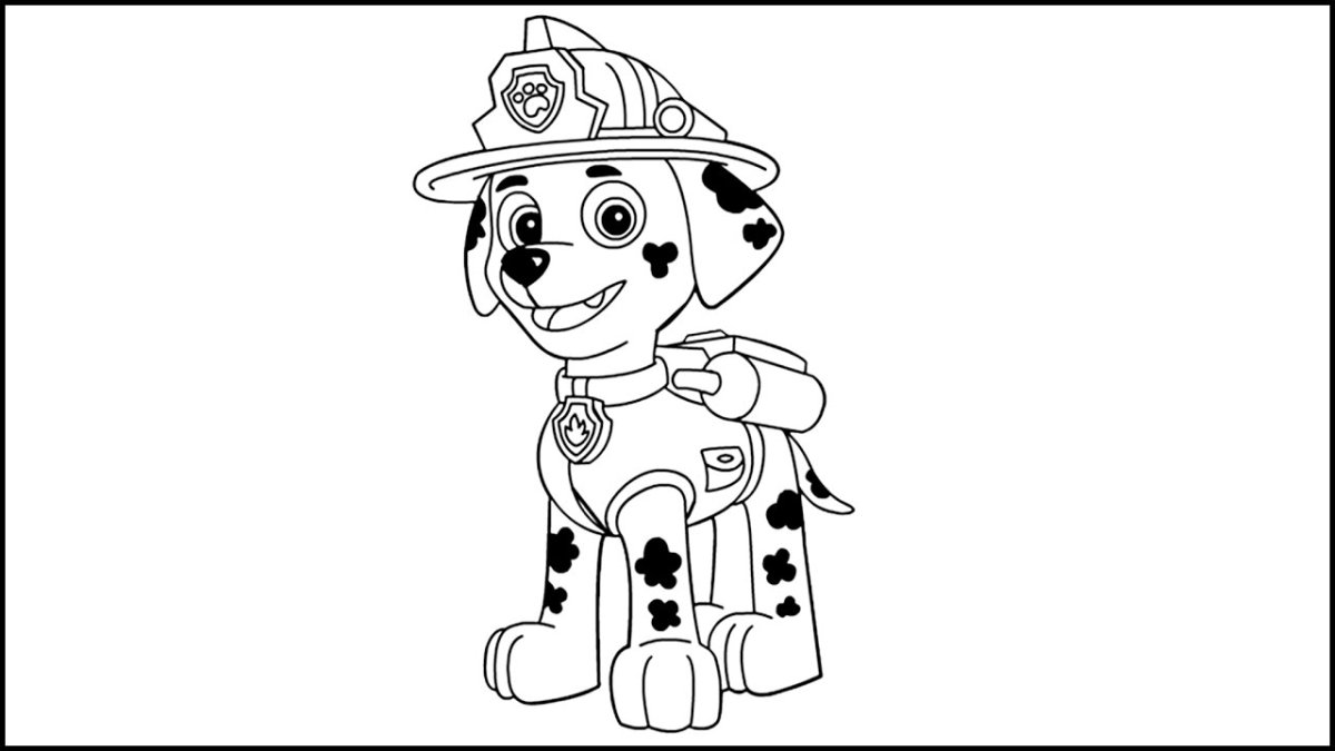 Раскрасски "Щенячий патруль"