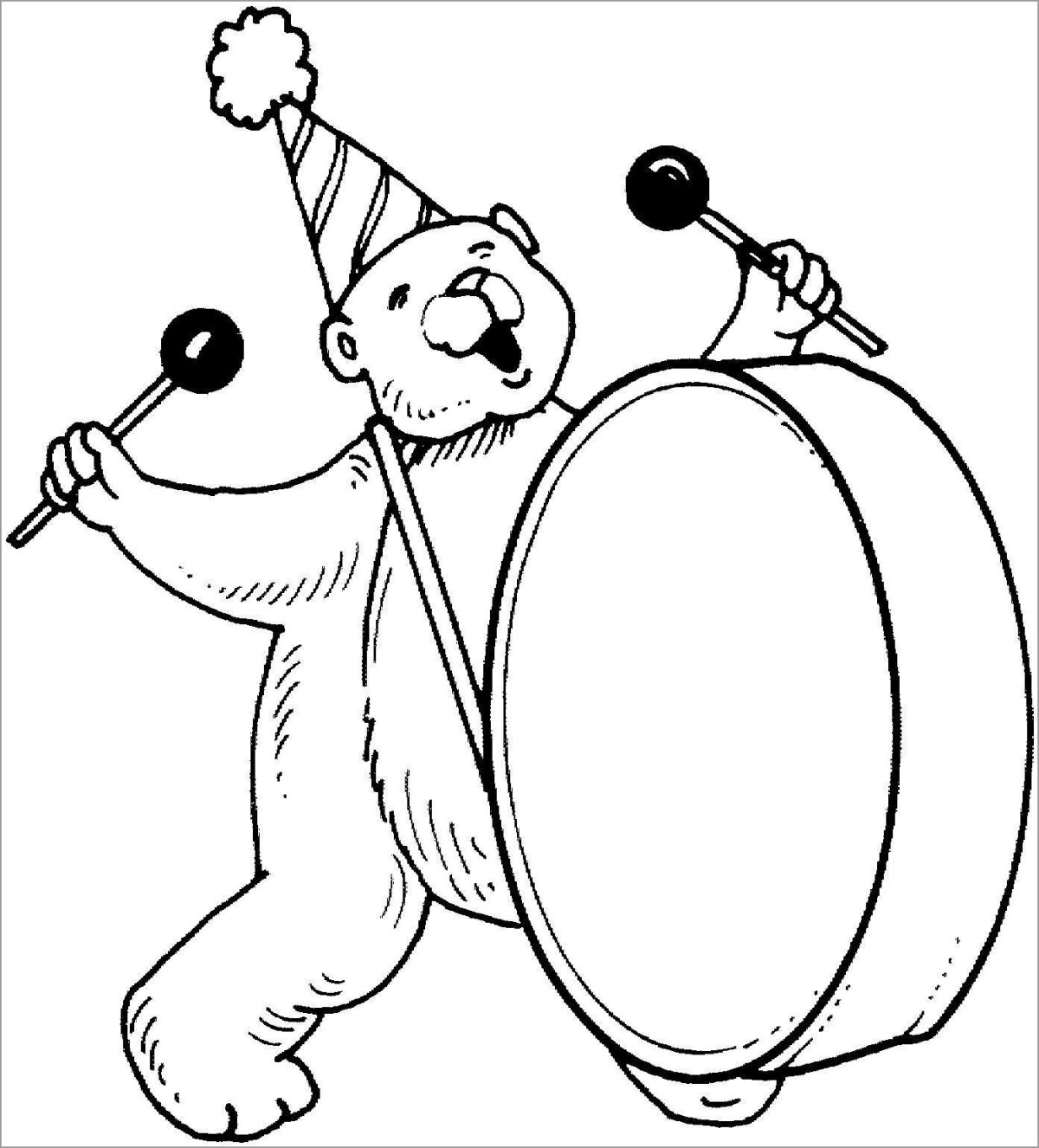 Раскраски цирк для детей дрессировщик