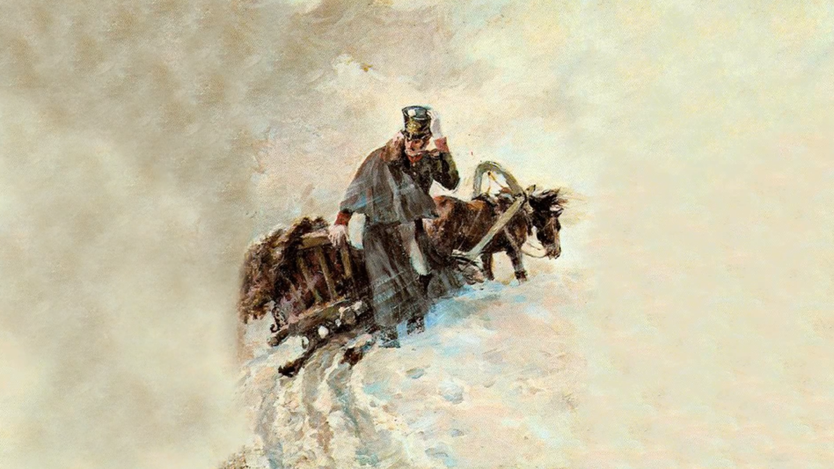 Тройка ямщик живопись