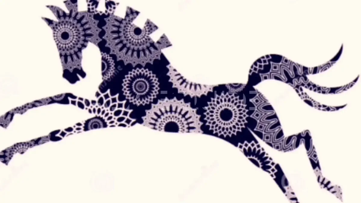 Стилизация лошади в графике