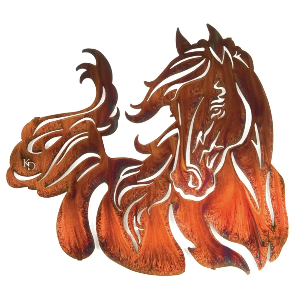 Прорезная резьба лошади