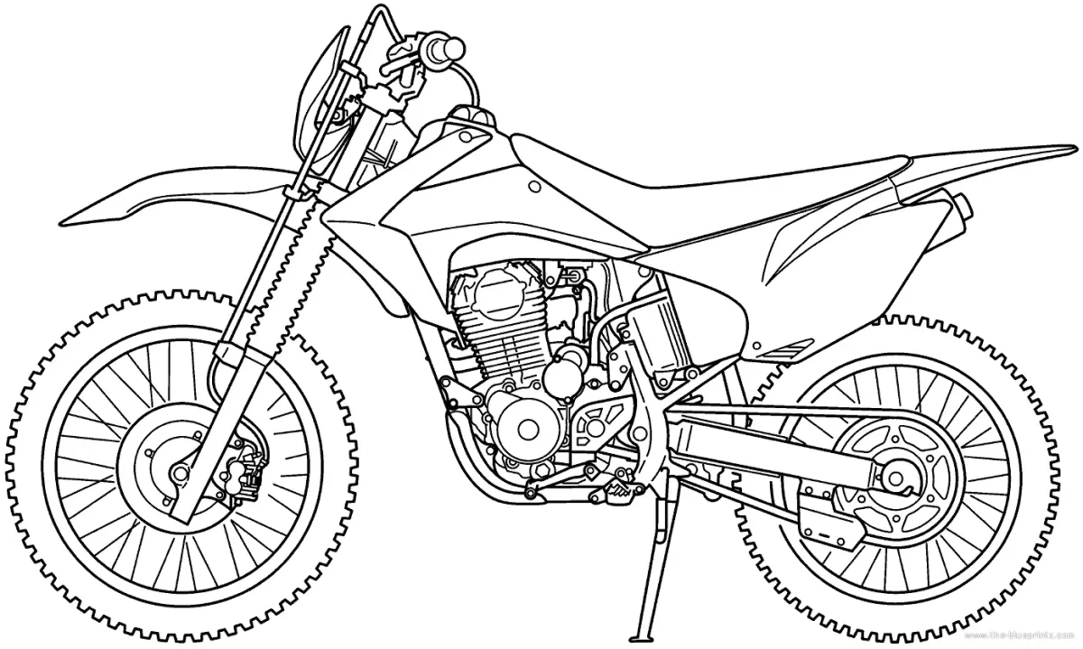 Раскраски питбайк КТМ