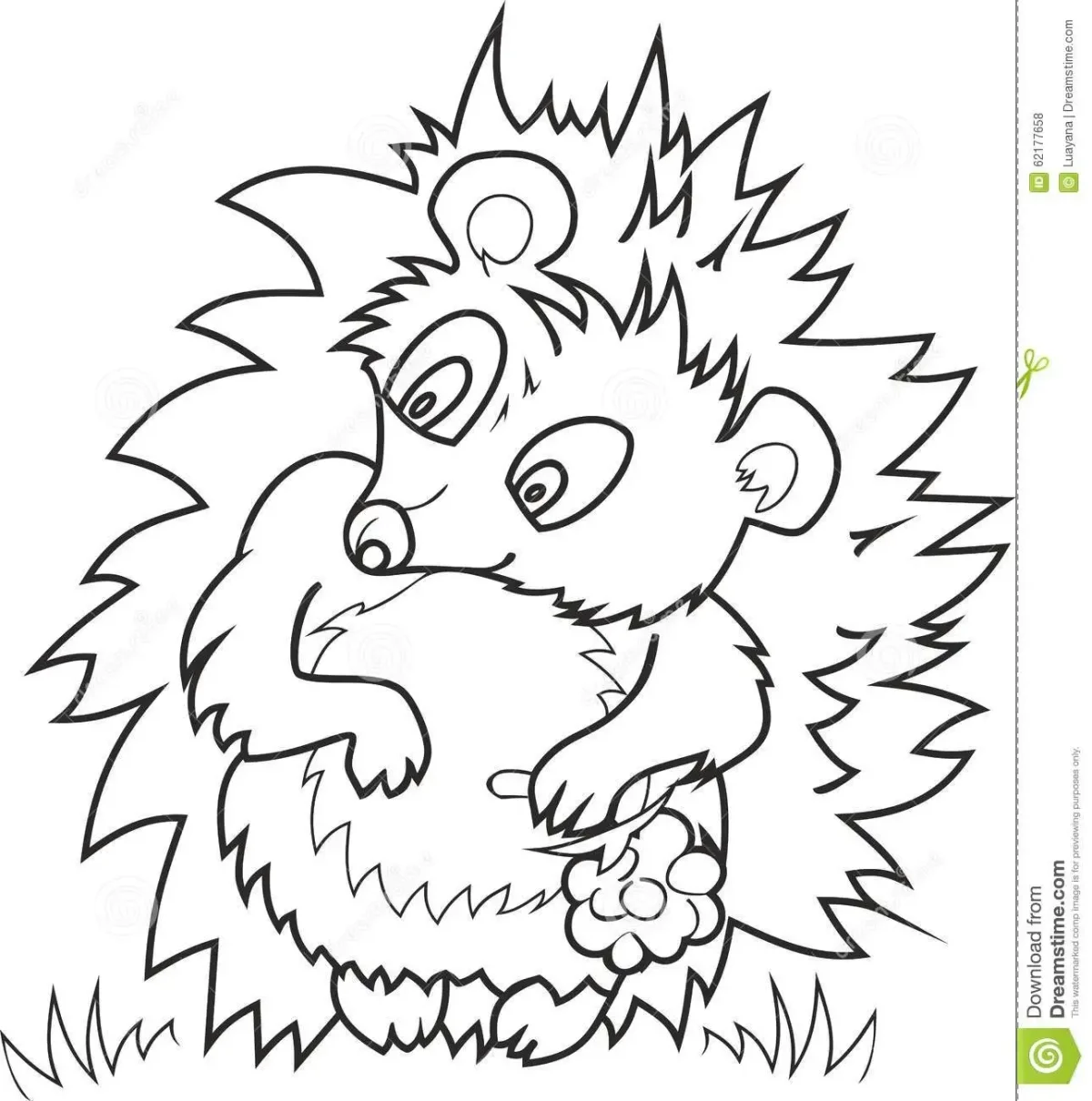 Ежик в космосе раскраска