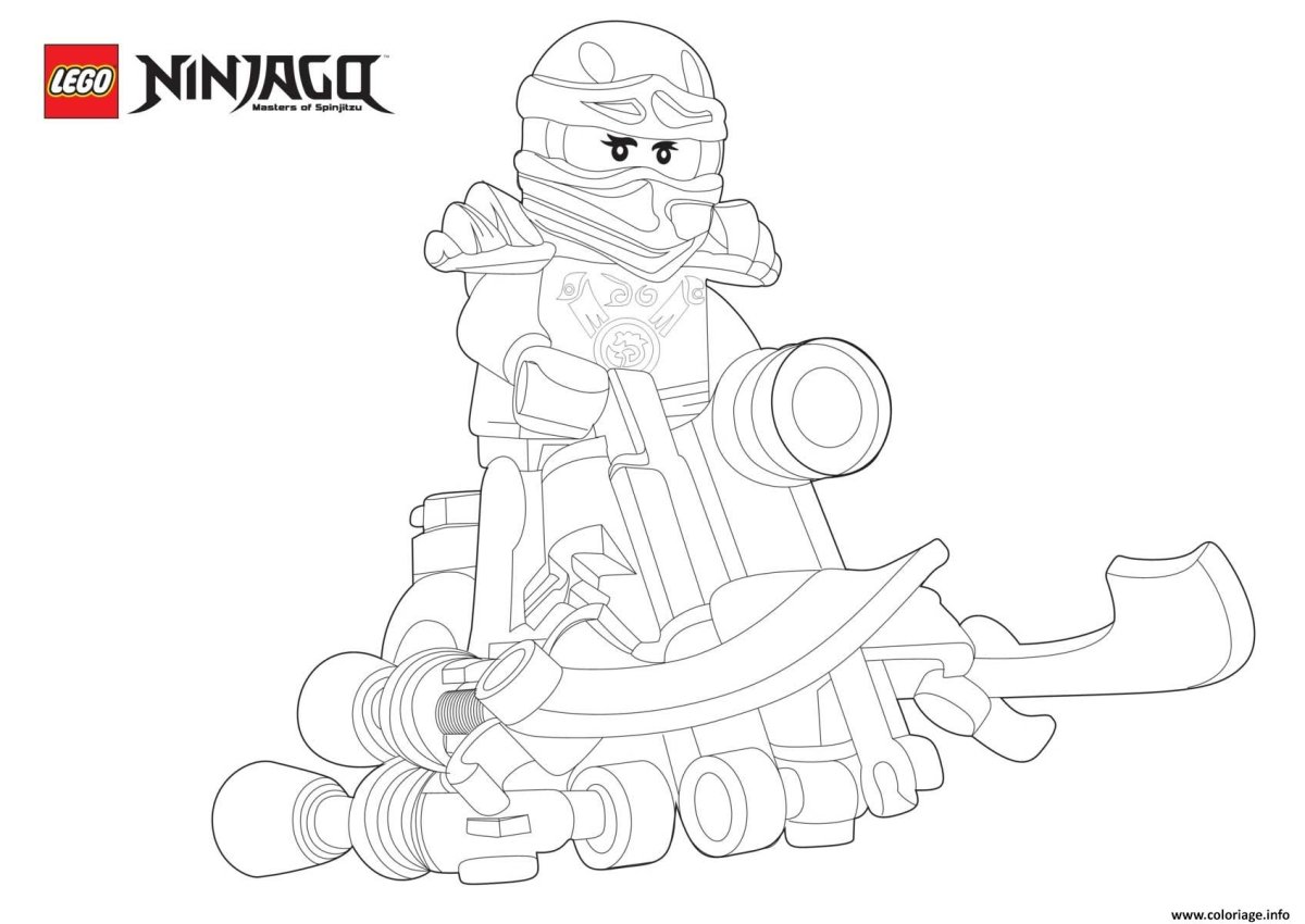 Раскраски лего Ниндзяго Моро
