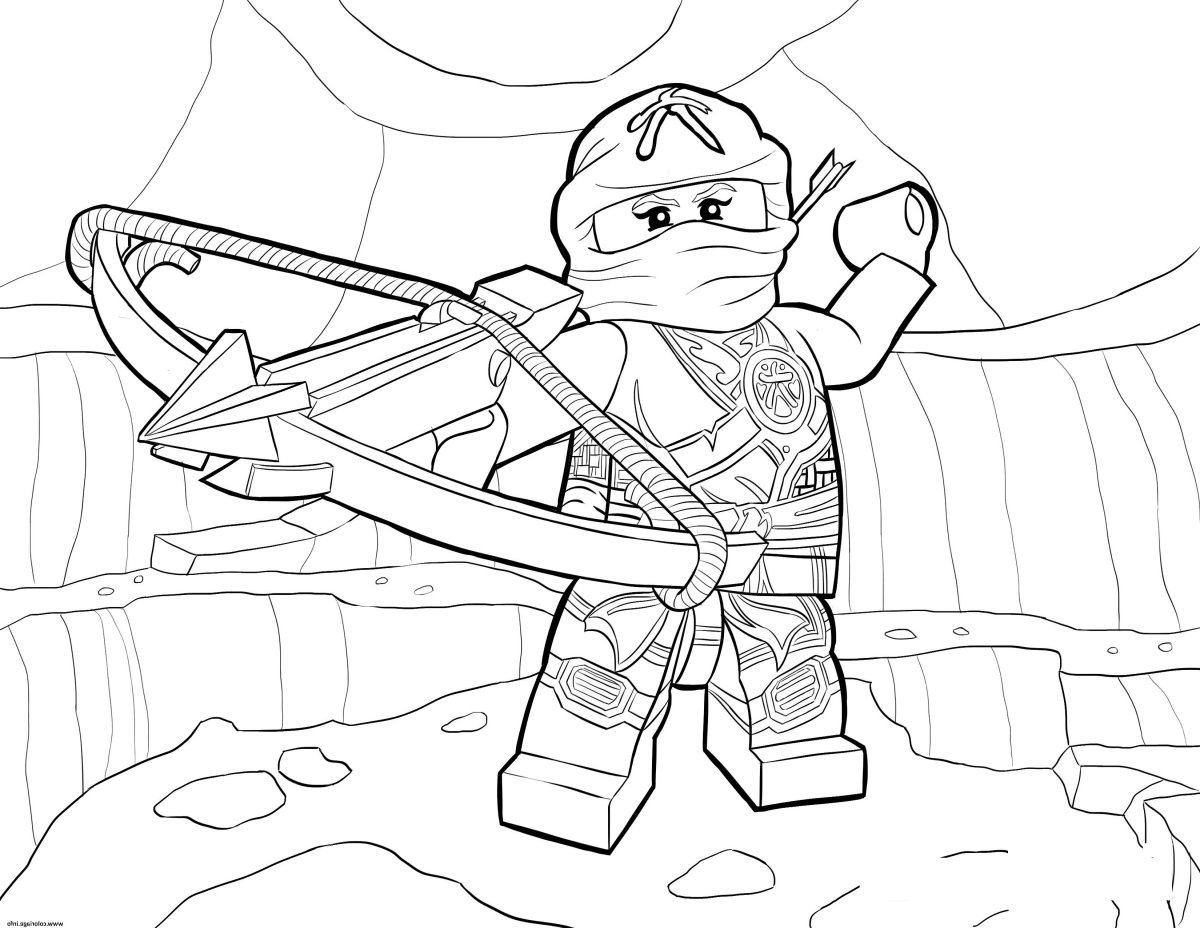 Раскраска Ниндзяго Самурай
