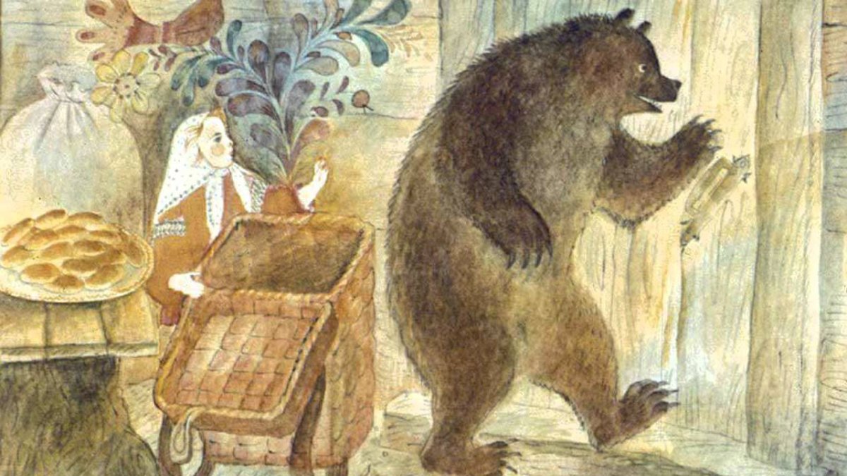 Сказка Маша и медведь