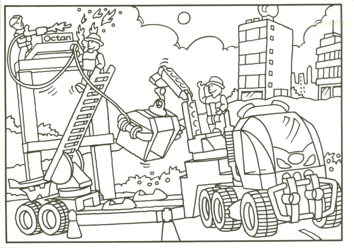 Раскраска Строитель