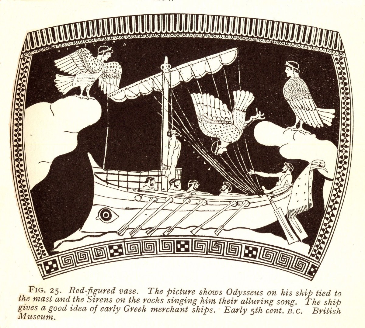 Поэма Гомера Одиссея корабль