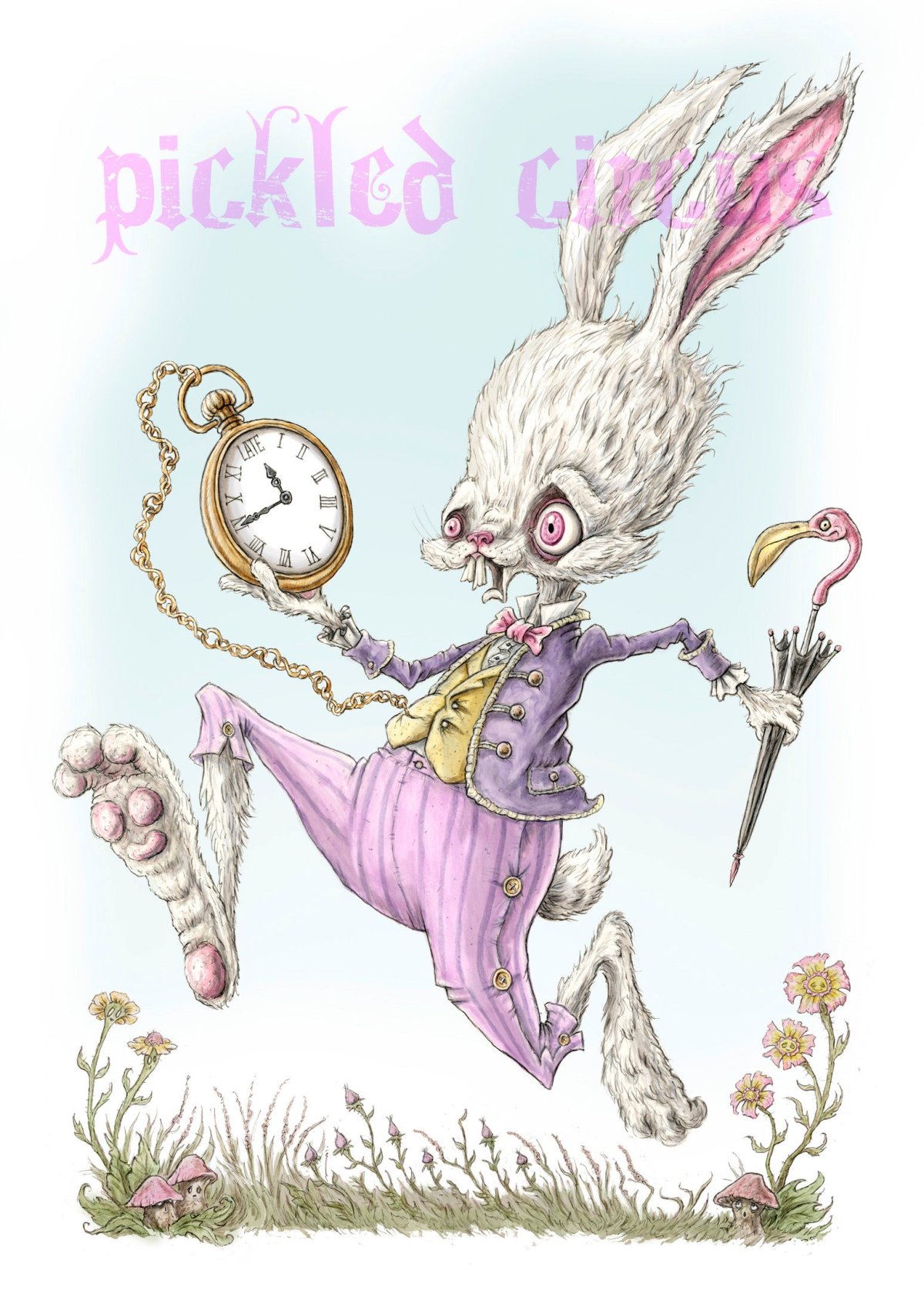 Кролик из сказки Алиса в Зазеркалье