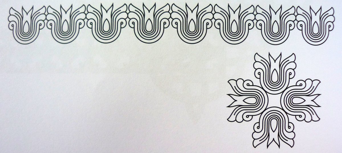 Грузинский орнамент Борджоли