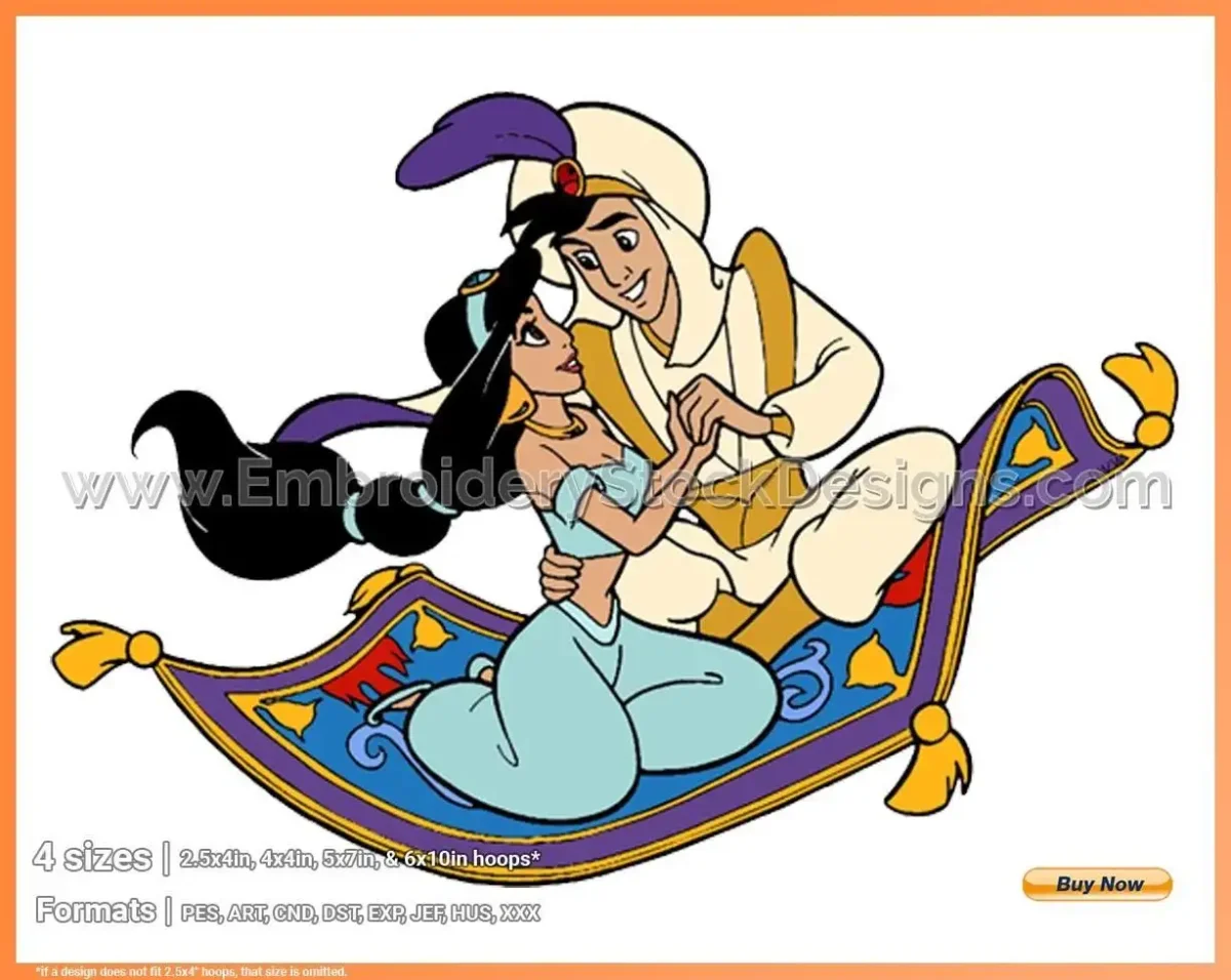 Алладин и Жасмин на ковре