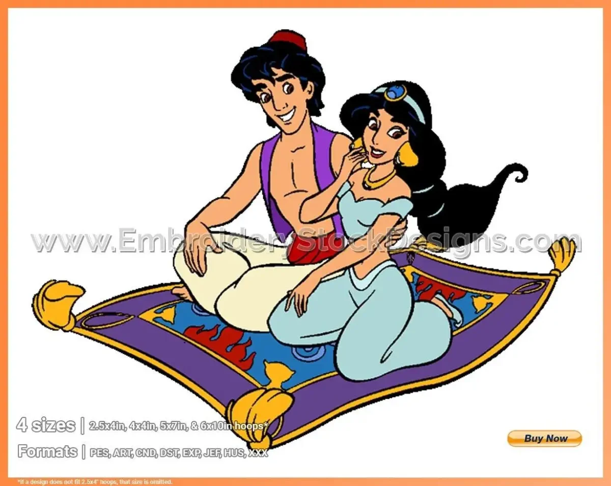 Герои Алладина Жасмин Дисней